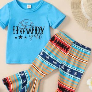 Adorable Howdy y'all boutique outfit